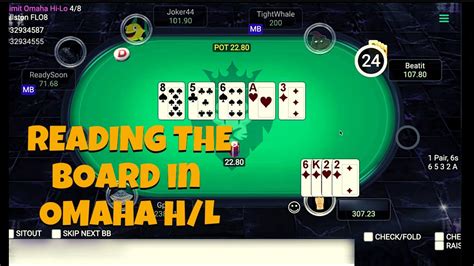 omaha hi lo advanced strategy.